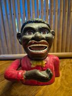 Antieke Jolly Gietijzeren Spaarpot Jaren '50, Verzamelen, Spaarpotten, Ophalen