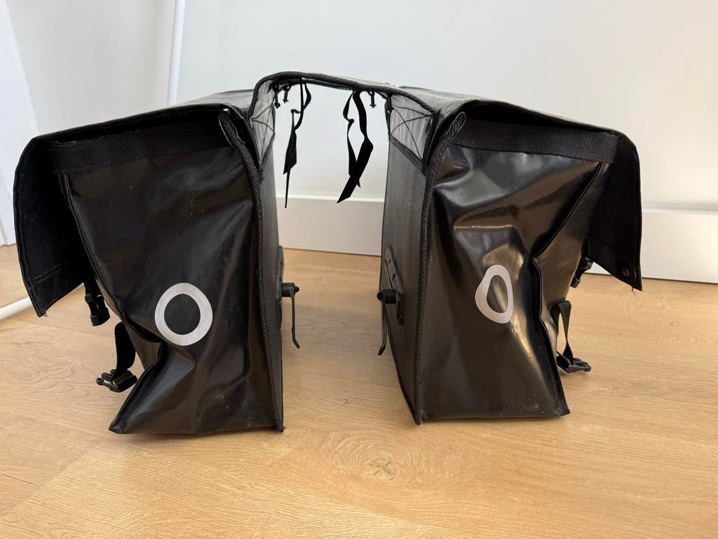 Willex Dubbele Fietstas Bisonyl met Reflecterende Print, Ophalen of Verzenden, Gebruikt