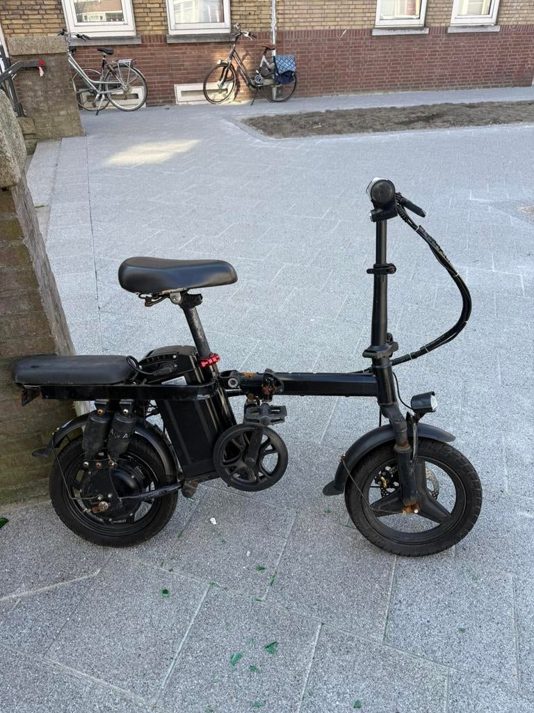 Opvouwbare Elektrische Fiets, Fietsen en Brommers, Fietsen | Vouwfietsen, Minder dan 14 inch, Zo goed als nieuw, Totaal opvouwbaar