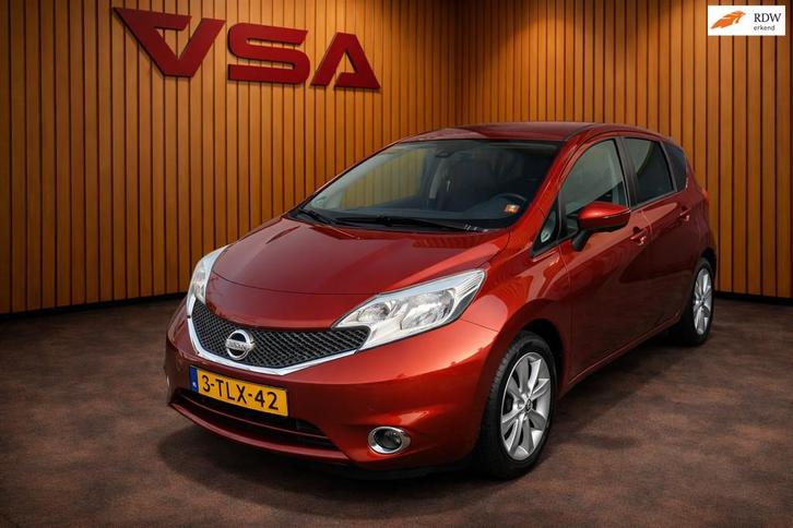 Nissan Note 1.2 DIG-S Tekna|Panorama|Automaat|Cruise|Camera|, Auto's, Nissan, Bedrijf, Te koop, Note, 360° camera, ABS, Airbags