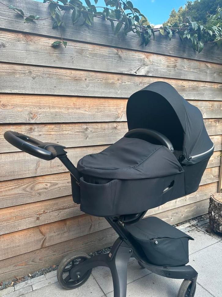 Stokke Xplory kinderwagen (all black), Kinderen en Baby's, Kinderwagens en Combinaties, Zo goed als nieuw, Kinderwagen, Overige merken