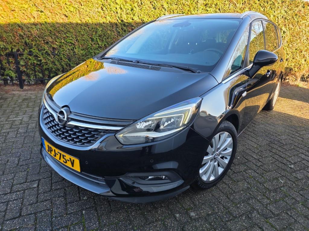 Opel ZAFIRA TOURER 1.4 Turbo 7 persoons automaat 1 eigenaar, Auto's, Parkeersensor, 15 km/l, 4 cilinders, Met garantie (alle)