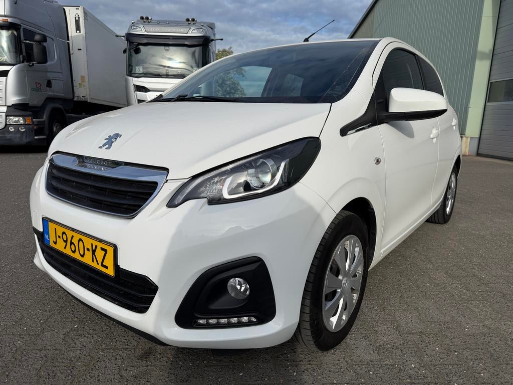 Peugeot 108 Airco Carplay 1.0 E-vti 72pk 5D 2020 Wit, Auto's, Stof, Euro 6, 4 stoelen, Wit