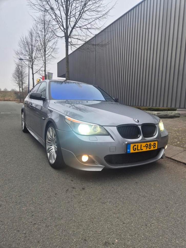BMW 2006 Grijs, Auto's, BMW, 5-Serie, ABS, Airbags, Airconditioning, Alarm, Bluetooth, Boordcomputer, Centrale vergrendeling, Climate control