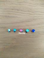 Nieuwe micro dermal anchor piercing. Titanium. Opaal., Ophalen of Verzenden, Zo goed als nieuw, Overige materialen, Oor- of Traguspiercing