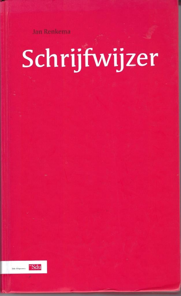 Schrijfwijzer, Ophalen of Verzenden, Zo goed als nieuw, Jan Renkema, Nederlands