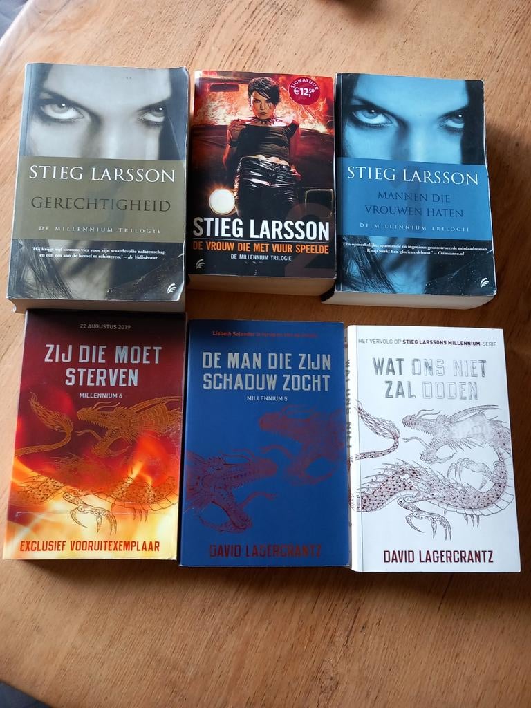 Millenium complete serie, Stieg Larsson en David Lagercrantz, Boeken, Ophalen of Verzenden, Gelezen, Stieg Larsson