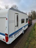 Hobby 440 SF Excellent vloerverwarming voortent  douche 🥳, Caravans en Kamperen, Schokbreker, Hobby, Bedrijf, Treinzit