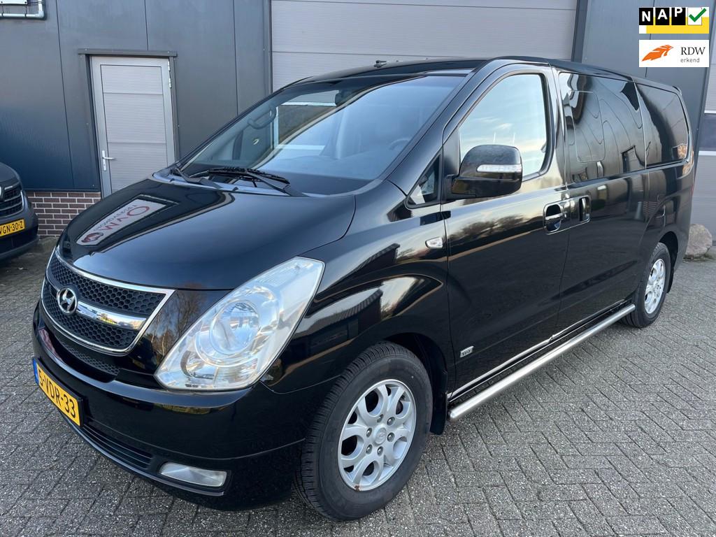 Hyundai H 300 2.5 CRDi Dynamic DC-Automaat-Navigatie-Clima-U, Auto's, Automaat, Achterwielaandrijving, Gebruikt, Zwart