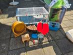 Knaagdieren kooi / hok incl toebehoren voor o.a goud hamster, Dieren en Toebehoren, Knaagdieren en Konijnen | Hokken en Kooien