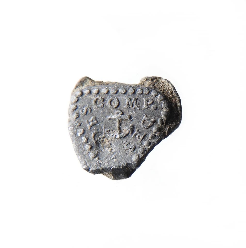 LakenLood zeer klein, Ø16,3mm     d703, Antiek en Kunst, Antiek | Overige Antiek, Ophalen of Verzenden