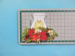 k693 KERST / bloemen kaars, Verzenden, Nieuw, Kerst, Knipvel