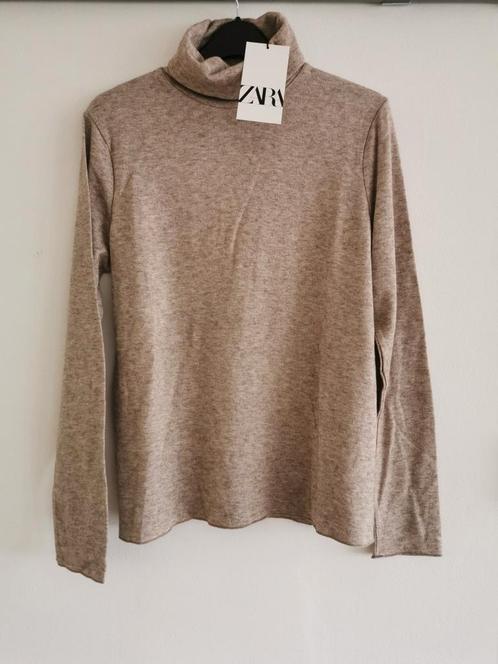 ZARA coltrui mt. L, Kleding | Dames, Truien en Vesten, Nieuw, Maat 42/44 (L), Beige, Verzenden