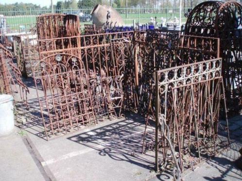 oud hekwerk te koop ! diversen soorten, Tuin en Terras, Tuinhekken en Hekwerk, Gebruikt, Sierhekwerk, IJzer, Ophalen