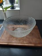 Glazen salade mengschaal 28cm, Ophalen of Verzenden, Zo goed als nieuw, Rond, Glas