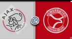 Ajax Almere City 2 kaarten vak 424 gunstige rij naast elkaar, Tickets en Kaartjes, Sport | Voetbal, Mei, Losse kaart, Twee personen
