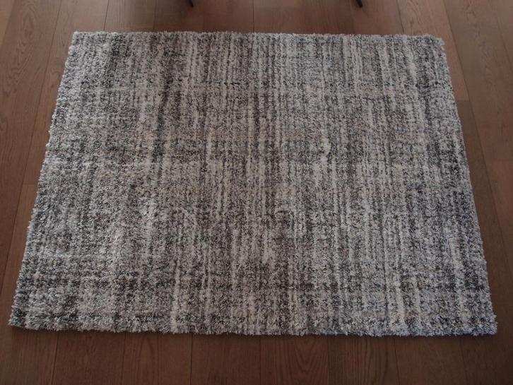 Nieuw ongebruikt trendy grijs wit gemêleerd tapijt 120 x 160, Huis en Inrichting, Stoffering | Tapijten en Kleden, Nieuw, 100 tot 150 cm