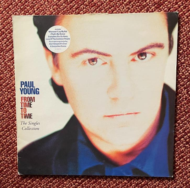 aul Young - From Time To Time, The Singles Collection, Cd's en Dvd's, Vinyl | Pop, Gebruikt, 1980 tot 2000, Overige formaten, Ophalen of Verzenden