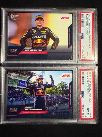 Set : 2023 Topps Now F1 Legendarisch Momenten Max Verstappen beschikbaar voor biedingen