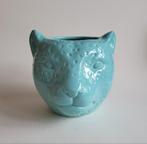 Mintgroene bloempot panter, Ophalen of Verzenden, Zo goed als nieuw