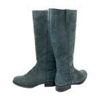 Helioform - Hoge nubuck dames laarzen - Petrol - Maat 38,5, Niet ingevuld, Niet ingevuld, Niet ingevuld