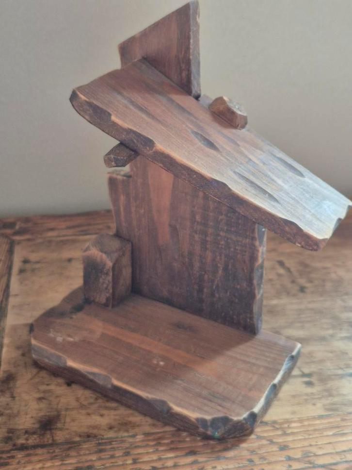 Kleine Houten Kerststal, Diversen, Kerst, Gebruikt, Ophalen of Verzenden