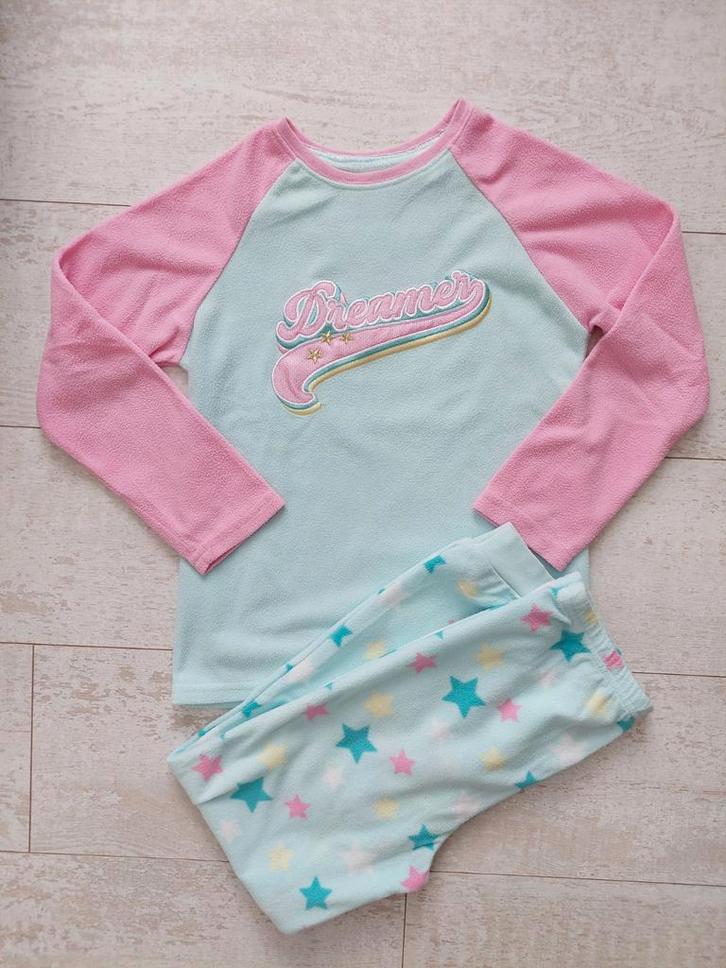 Dreamer zacht warme fleece pyjama huispak, Kinderen en Baby's, Kinderkleding | Maat 128, Nieuw, Meisje, Nacht- of Onderkleding