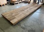 Oud vuren tafelblad 297x99x8cm, Ophalen, Zo goed als nieuw, Rechthoekig, 50 tot 100 cm