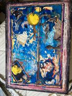 Abstract Drieluik Johan Hesselbach - Emotioneel Landschap, Antiek en Kunst, Ophalen