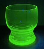 W.J. Rozendaal Kristalunie Maastricht uranium glazen beker., Ophalen of Verzenden