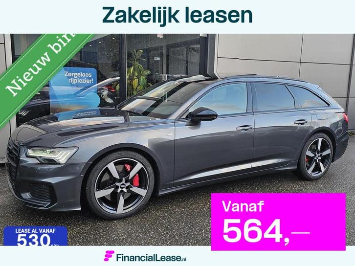 Audi A6 Avant 55 TFSI e quattro Competition Panorama/S6 diff, Auto's, Audi, Bedrijf, Lease, Financial lease, A6, 360° camera, ABS