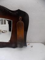 Spiegel brocante met borstels vintage retro kledingschuiers, Ophalen of Verzenden