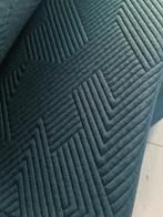 Kvadrat Febrik Mizmaze 882 petrolblauw; 10 meter meubelstof, Wol, Blauw, 120 cm of meer, Ophalen of Verzenden