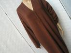 ZENGGI wollen jurk,Mt XS(oversize) ,topstaat, Tweedehands, Zenggi, Bruin, Verzenden