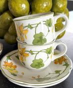 Villeroy & Boch Old Geranium Theekop NIEUWSTAAT 4x CHCS, Ophalen of Verzenden, Zo goed als nieuw, Overige stijlen, Kop(pen) en/of Schotel(s)