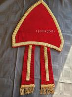 Mijter, extra breed, 2x gebruikt, Diversen, Sinterklaas, Ophalen of Verzenden, Zo goed als nieuw