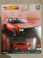 Hot Wheels Premium Toyota Starlet, Ophalen of Verzenden, Nieuw, Auto