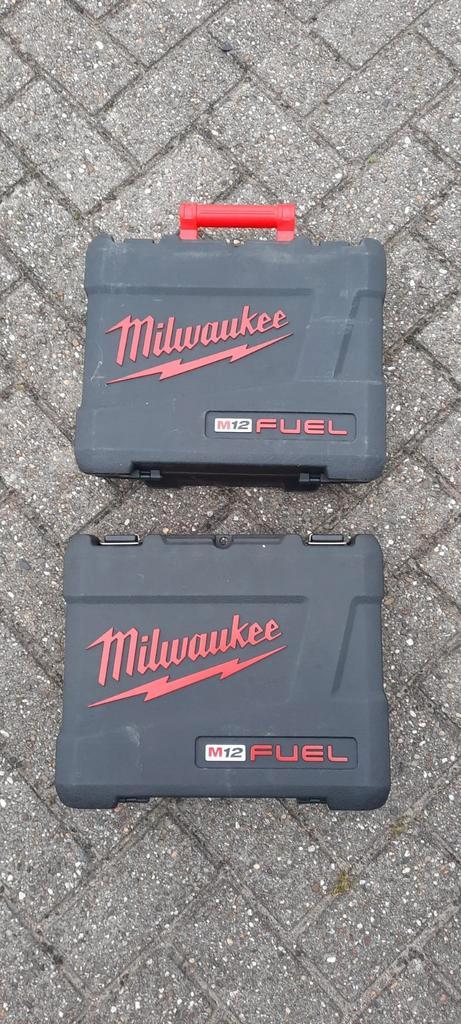 Milwaukee Koffers - Set van 3, Doe-het-zelf en Verbouw, Gereedschapskisten, Nieuw, Gevuld, Ophalen of Verzenden