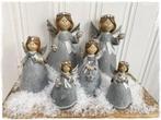 SALE! Engel in de kleuren grijs, zilver wit, 3 maten, zie om, Home society, Nieuw, Ophalen of Verzenden, Home society