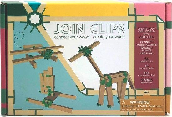 Join Clips Kapla constructie sint kerst cadeau, Kinderen en Baby's, Speelgoed | Bouwstenen, Nieuw, Ophalen of Verzenden