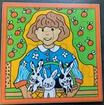 Vintage Ikea inlegbord met puzzel (30 x 30 cm), Kinderen en Baby's, Ophalen of Verzenden, Gebruikt