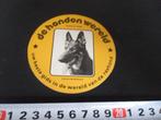 sticker hond duitse herdershond - asten de honden wereld, Ophalen, Zo goed als nieuw
