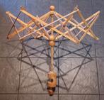 Grote houten Wolhaspel / Garenwinder/parapluhaspel, Hobby en Vrije tijd, Spinnewielen en Spinnen, Ophalen, Zo goed als nieuw, Onderdelen en Toebehoren
