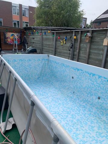 Avenli Frame pool 400x200x99 cm met trap beschikbaar voor biedingen