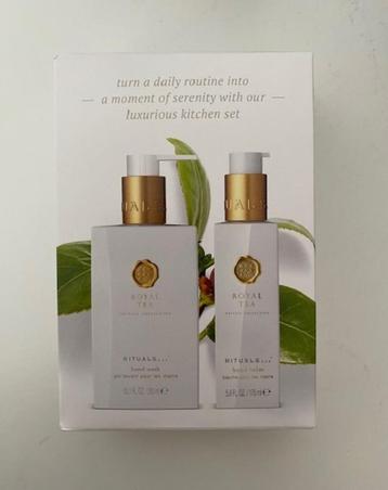 keuken setje van Rituals Royal tea zeep en hand crème beschikbaar voor biedingen