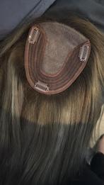 Haartopper 100% echt haar, Ophalen of Verzenden, Zo goed als nieuw, Pruik of Haarverlenging
