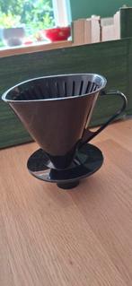 Zwarte Koffiefilterhouder Maat 4, Huis en Inrichting, Ophalen, Zo goed als nieuw