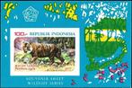 INDONESIË 66 - Dieren: zoogdieren (tijger), Postzegels en Munten, Ophalen of Verzenden, Dier of Natuur, Postfris