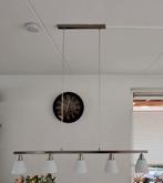 Moderne Keukentafel Lamp met 5 Lichtpunten, Ophalen of Verzenden, Zo goed als nieuw, Metaal, Minder dan 50 cm