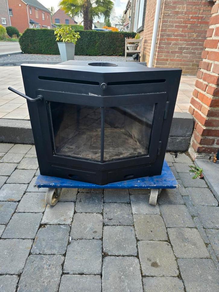 inzethaard, Huis en Inrichting, Kachels, Gebruikt, Houtkachel, Hout, Ophalen of Verzenden